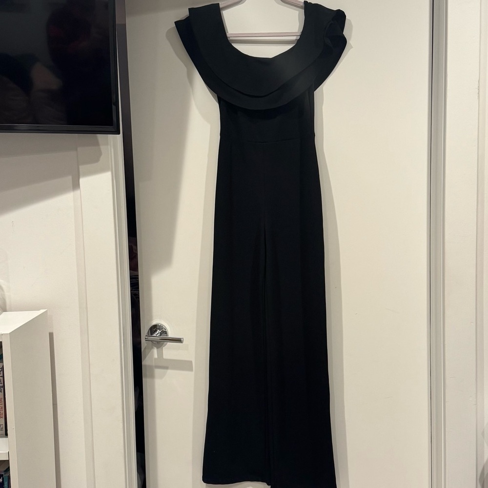 Fashion Nova Black One Shoulder Dress